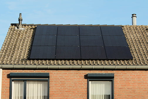 huis geschikt voor zonnepanelen